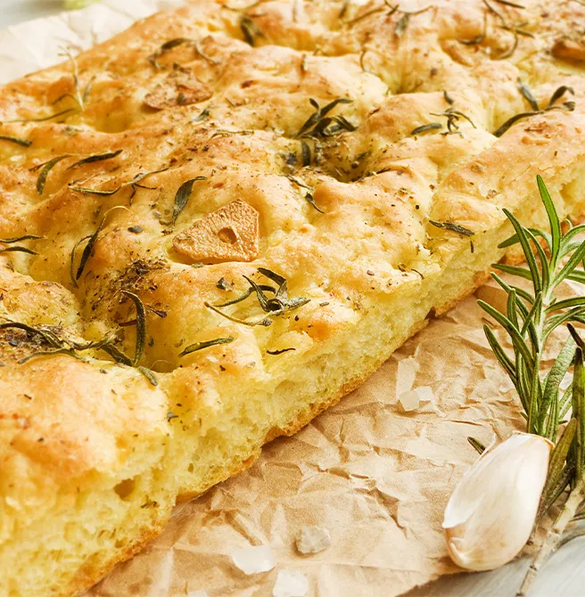 Ancient Grains Foccacia NutriaMed Recipe