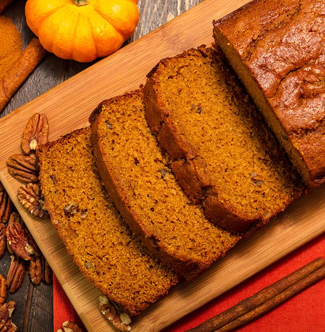 Einkorn Pumpkin Bread NutriaMed Recipe
